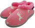 Norty Girls 11-3 Pink Horse Fleece Slipper 17351 Prepack